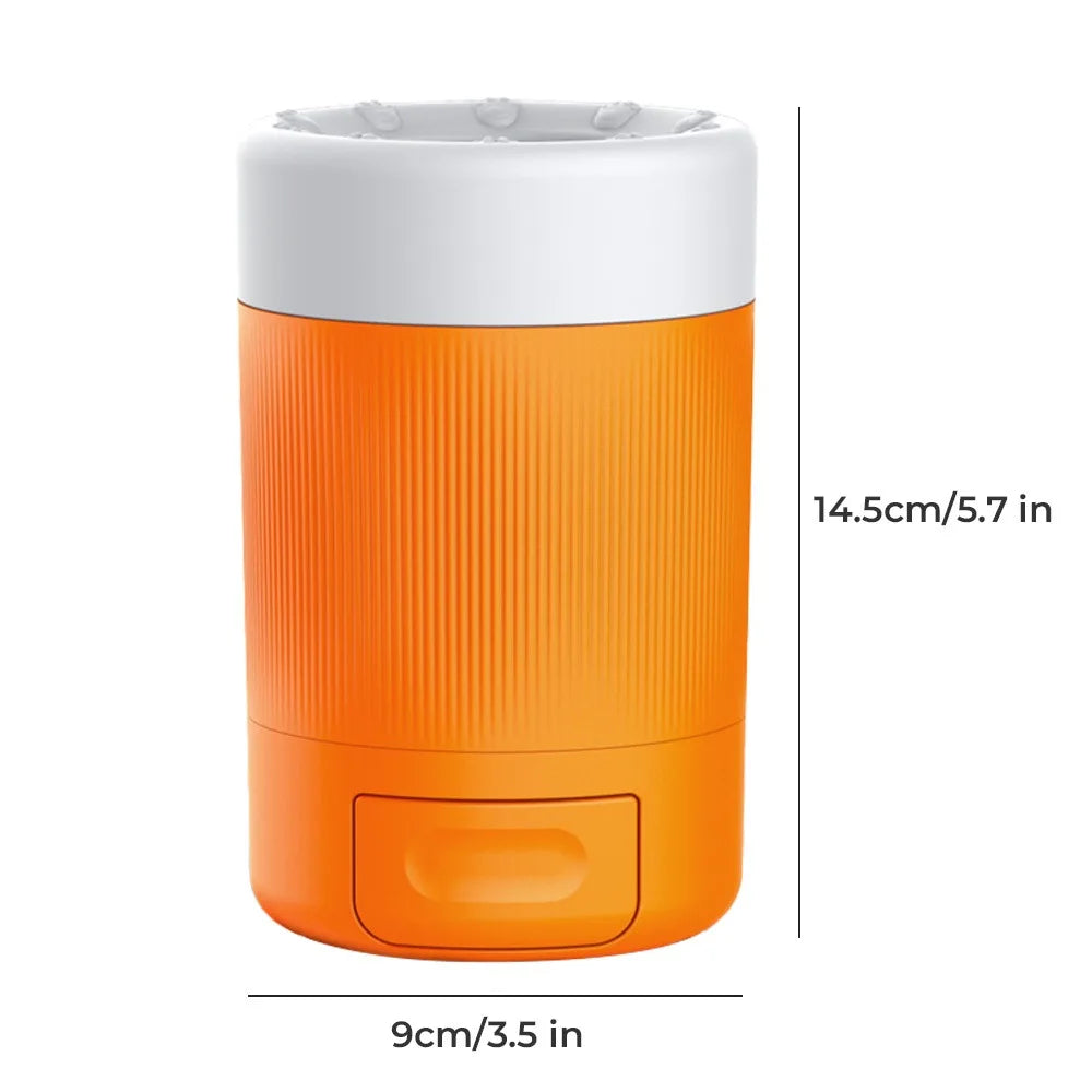 Pet Foot Washing Cup Portable Paw Cleaner With Soft Silicone Brush