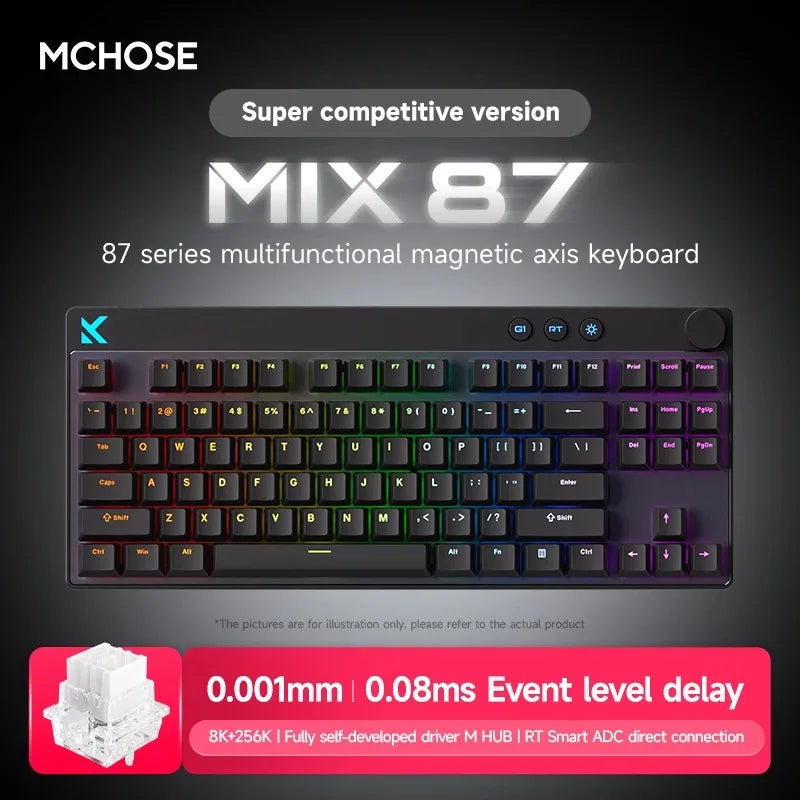 Mchose Mix87 Wired Gaming Keyboard Mechanical 87 Keys