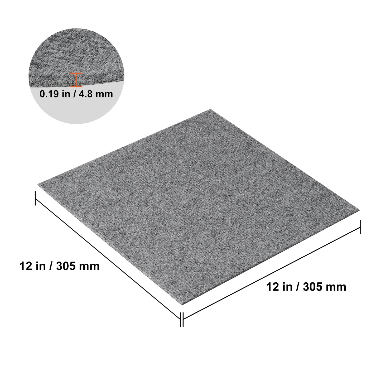 Self Adhesive Carpet Tiles Peel And Stick For Living Room