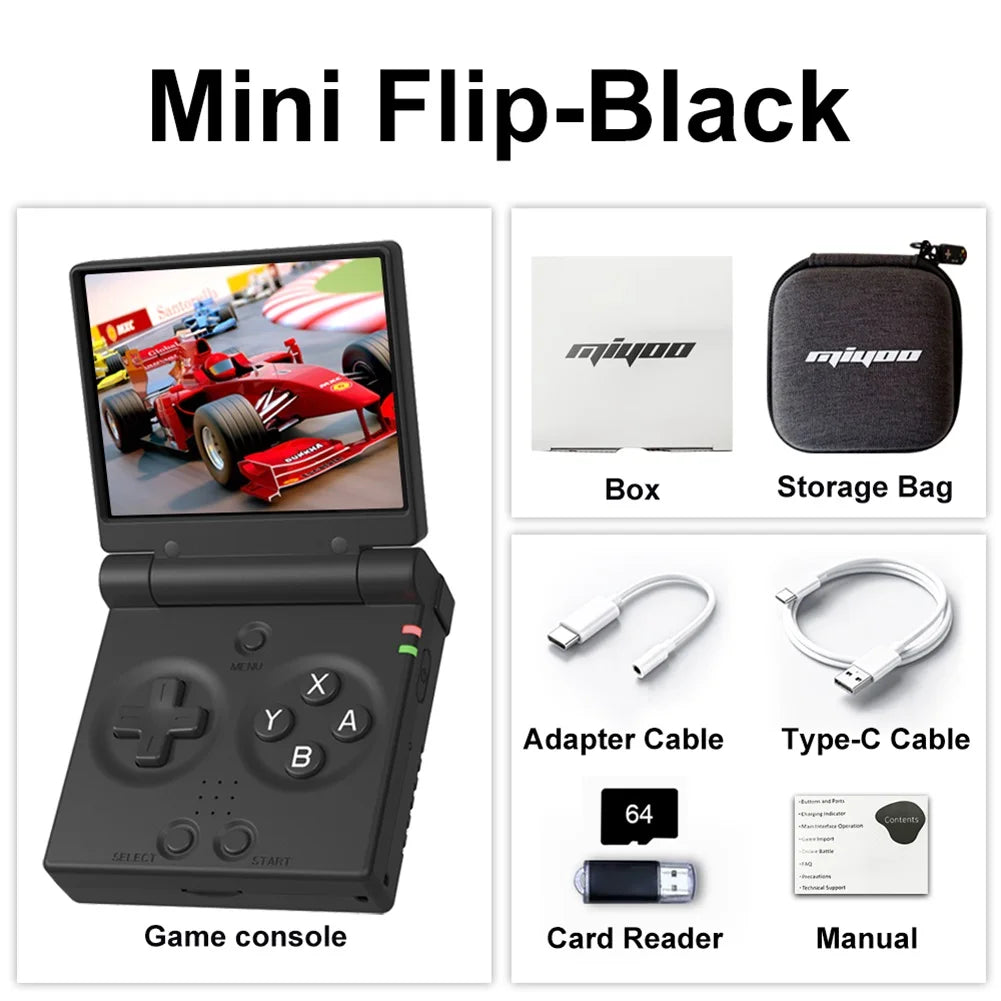 Miyoo Mini Flip 2.8 Inch IPS Retro Handheld Game Console