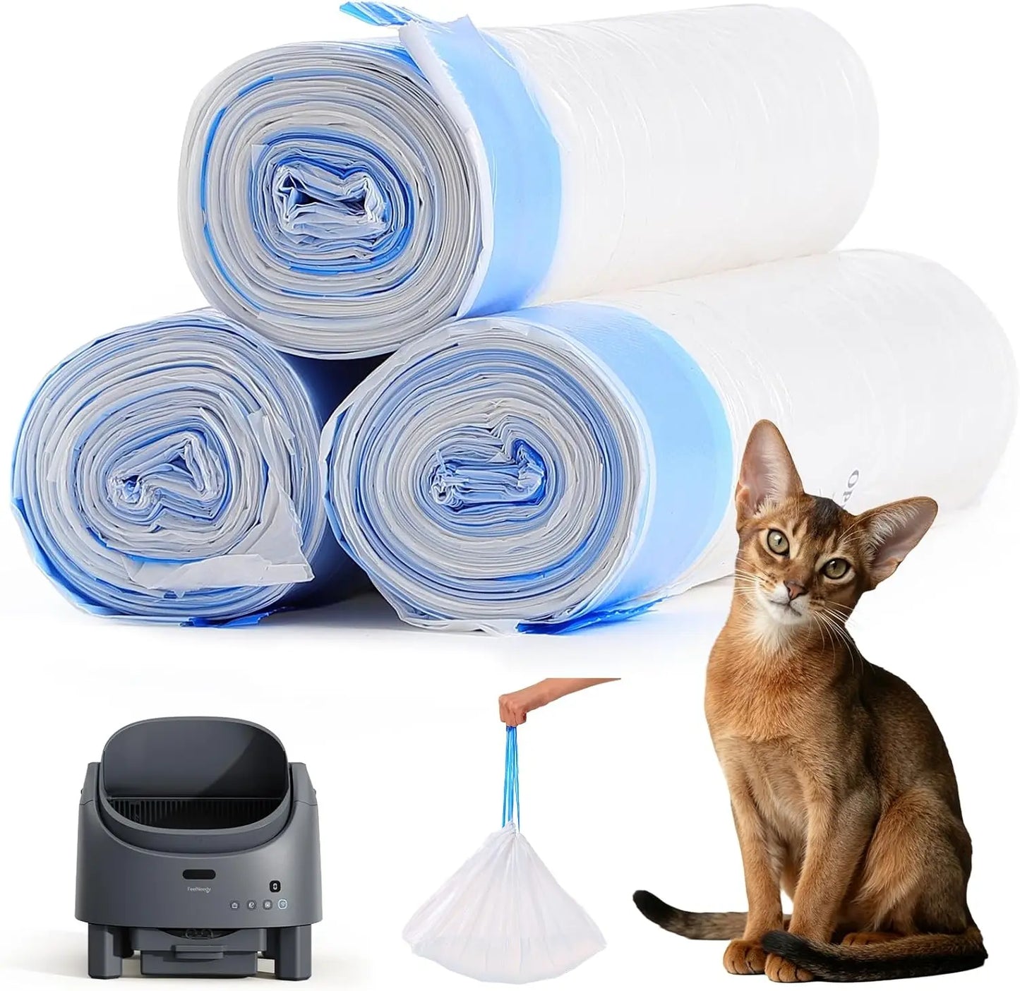 Automatic Self-Cleaning Litter Box With App Control And Odor Sensor