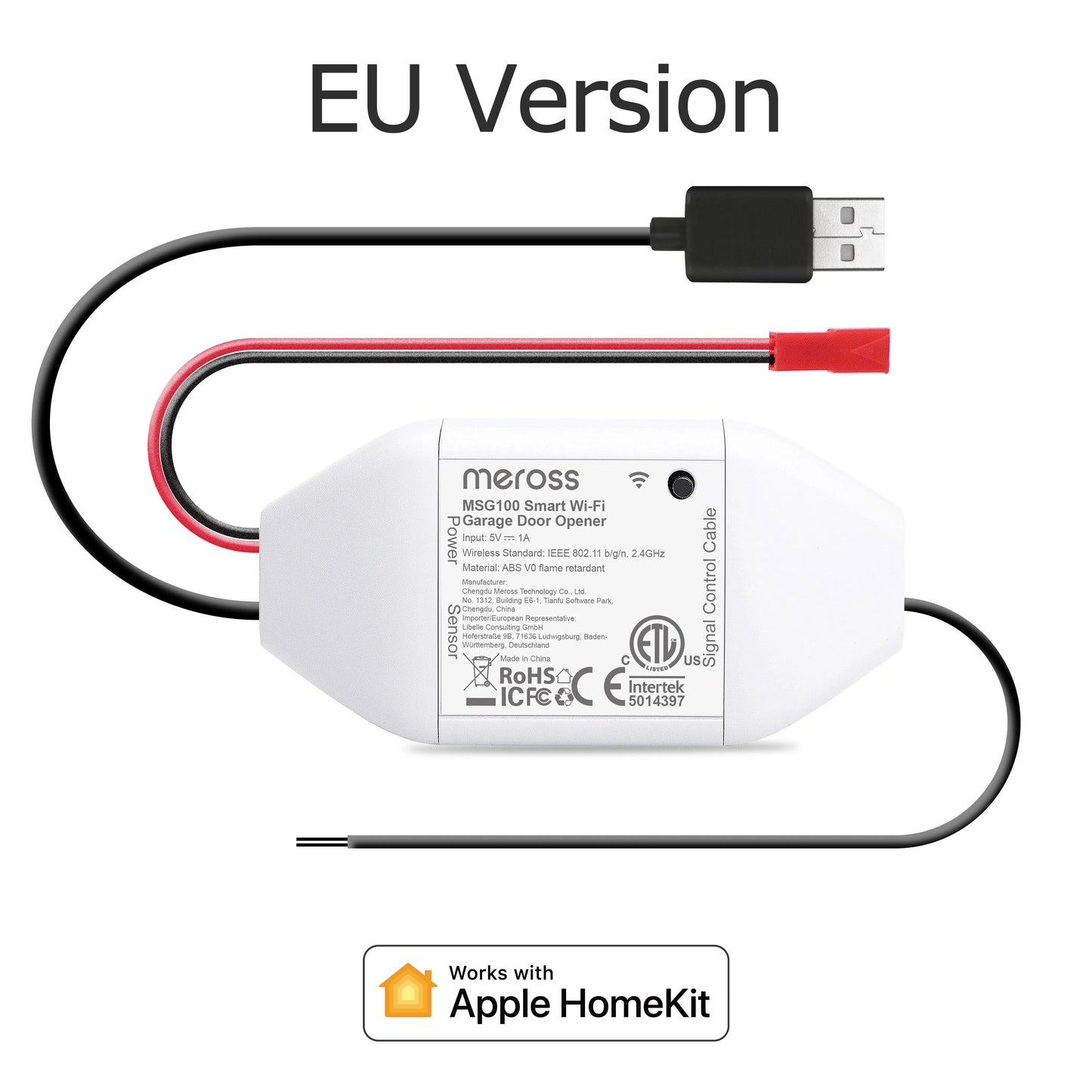 Meross MSG100 HomeKit Smart WiFi Garage Door Opener