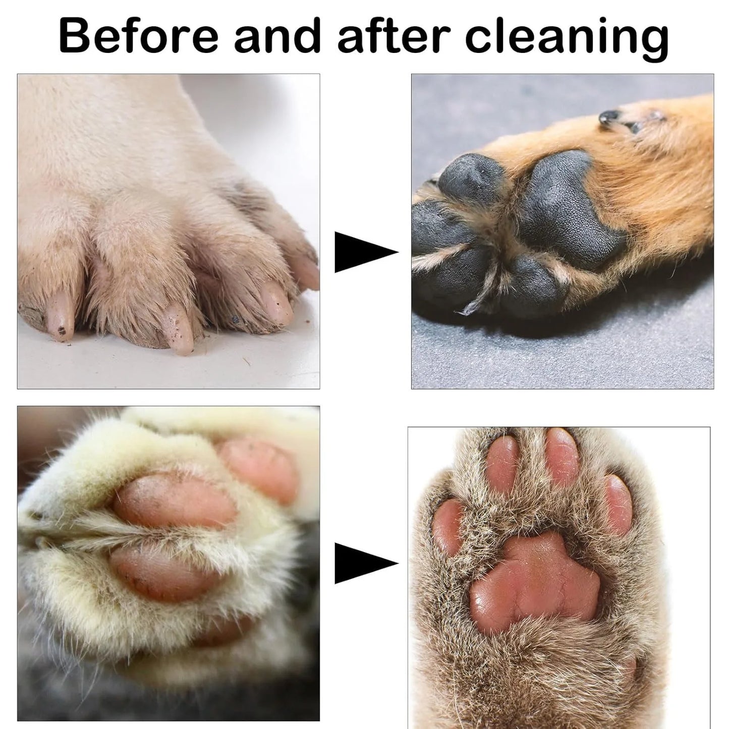 Pet Foot Washing Cup Portable Paw Cleaner With Soft Silicone Brush