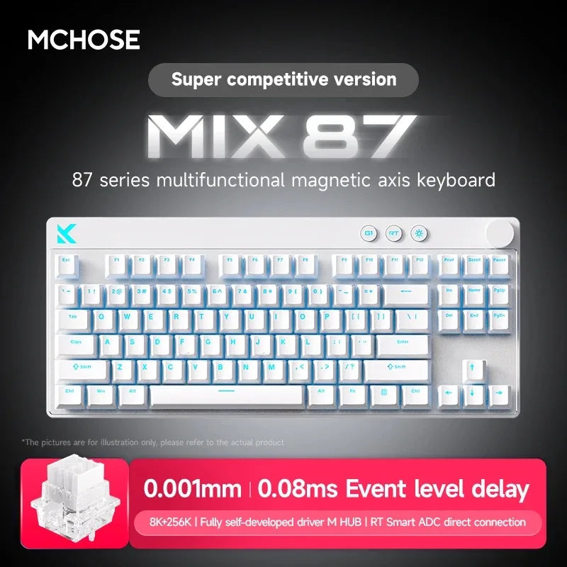 Mchose Mix87 87-Key Wired RGB Mechanical Gaming Keyboard