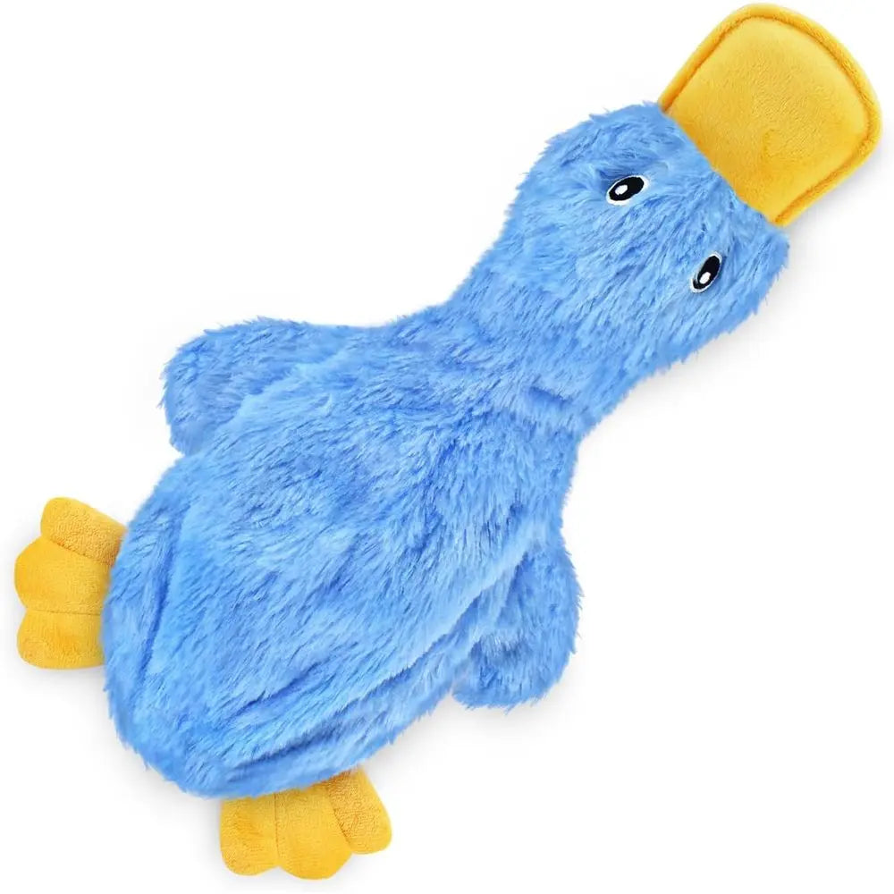 Interactive Squeaky Crinkle Duck Chew Toy For All Dogs