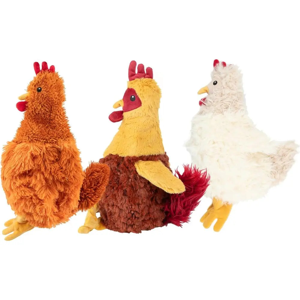 Interactive Crinkle Chicken Dog Chew Toy for All Dogs