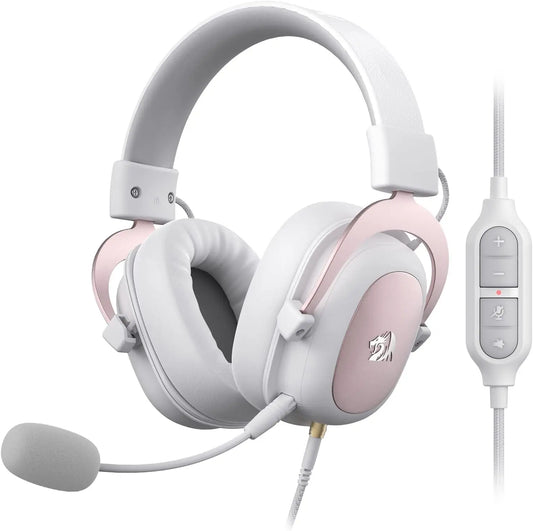 Redragon H510 Zeus White Wired Gaming Headset With 7.1 Surround Sound