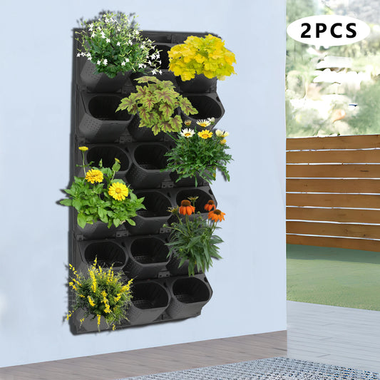 Stackable Self Watering Wall Planter With 36 Pots Indoor Outdoor