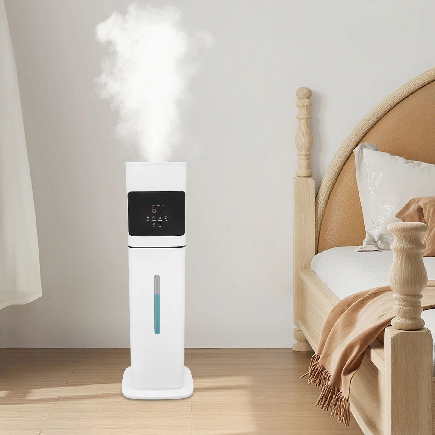 Bymaocar Smart Humidifier With Remote Control For Home Office
