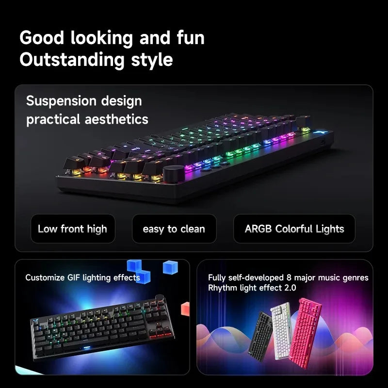 Mchose Mix87 87-Key Wired RGB Mechanical Gaming Keyboard