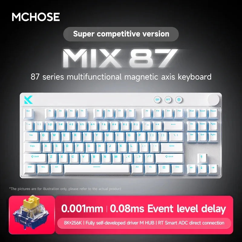 Mchose Mix87 87-Key Wired RGB Mechanical Gaming Keyboard