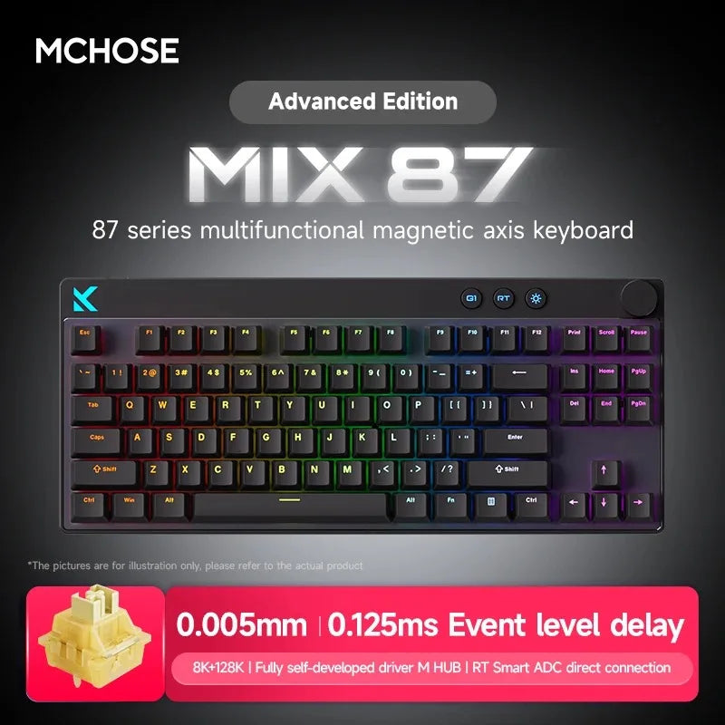 Mchose Mix87 87-Key Wired RGB Mechanical Gaming Keyboard