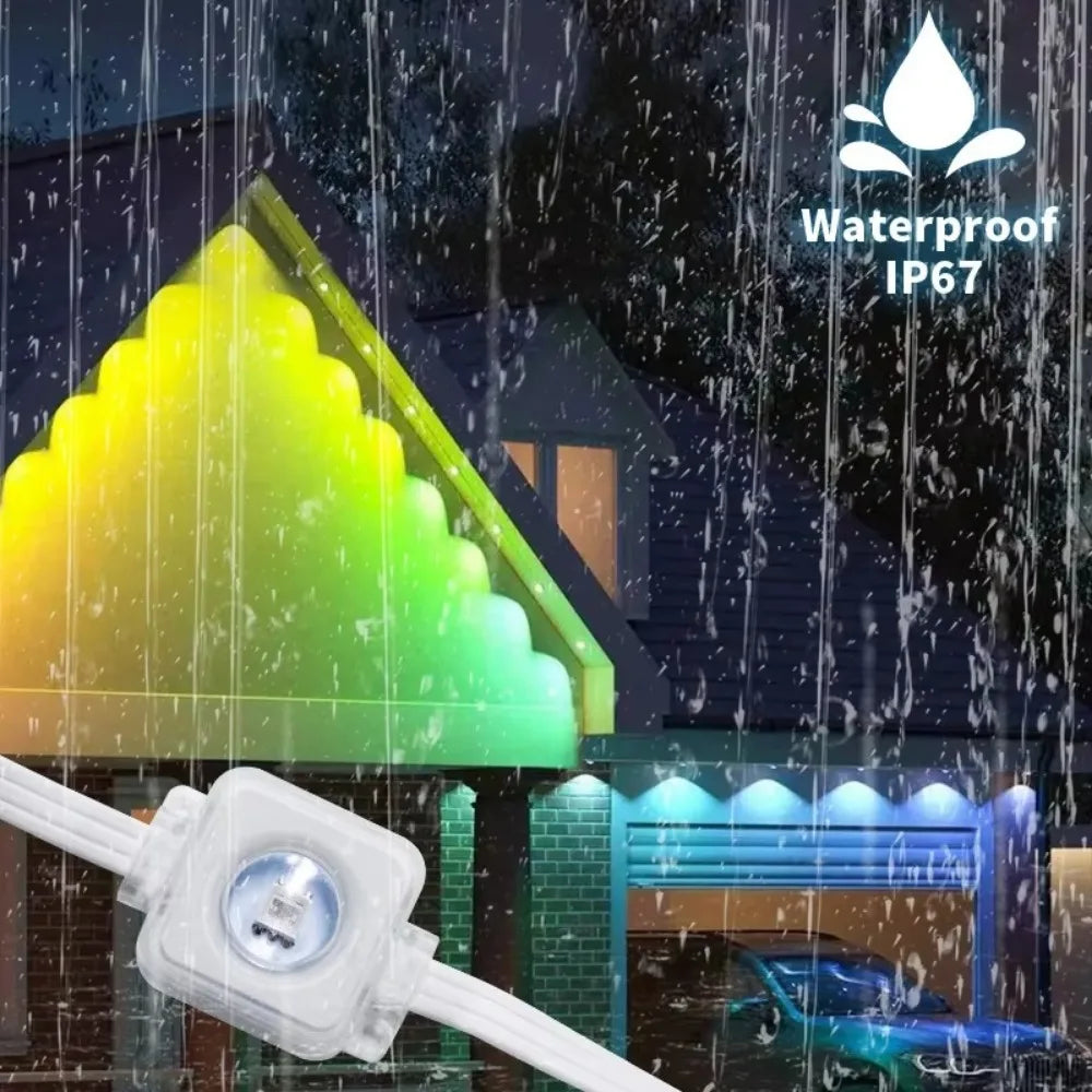 MIMIRGB Permanent Outdoor Eave Lights With Remote Control