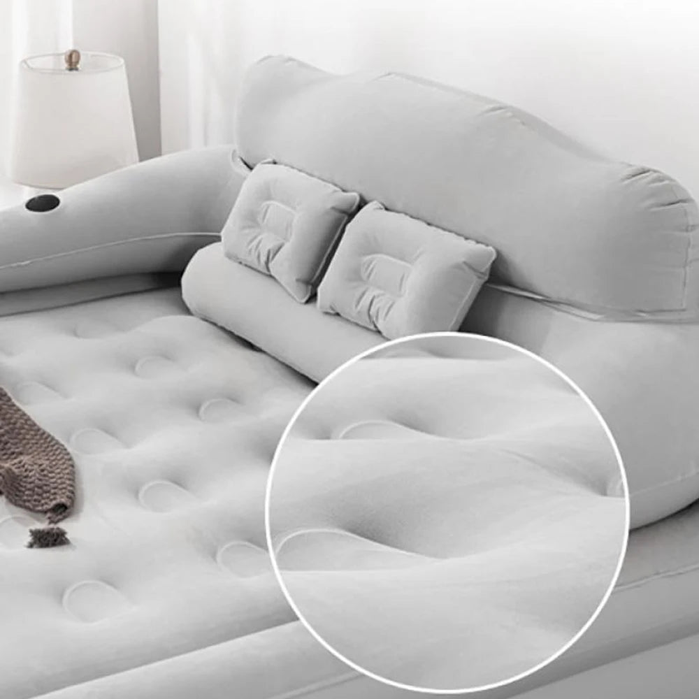Camping Air Bed With Backrest For Two Persons Inflatable Mattress