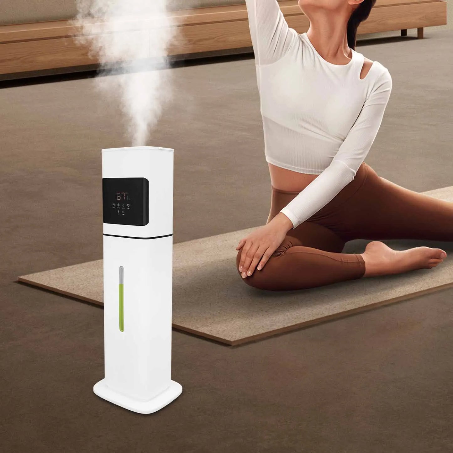 Bymaocar Smart Humidifier With Remote Control For Home Office