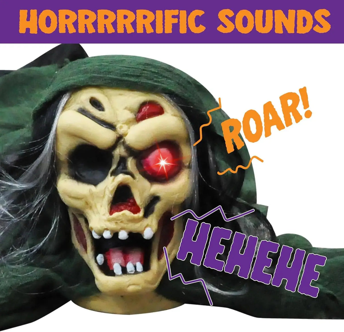Zombie Groundbreaker Halloween Outdoor Prop With Sound And Lights