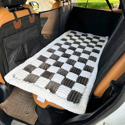 Soft Coral Fleece Washable Dog Car Seat Mat Cushion