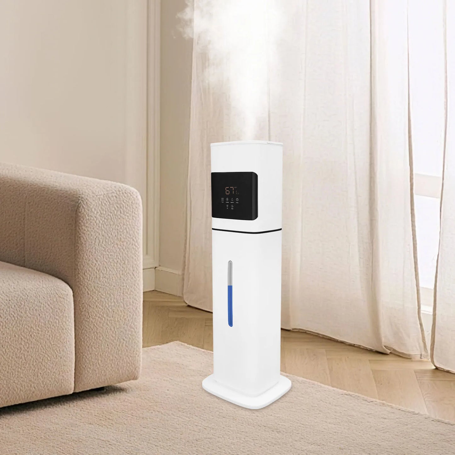 Bymaocar Smart Humidifier With Remote Control For Home Office