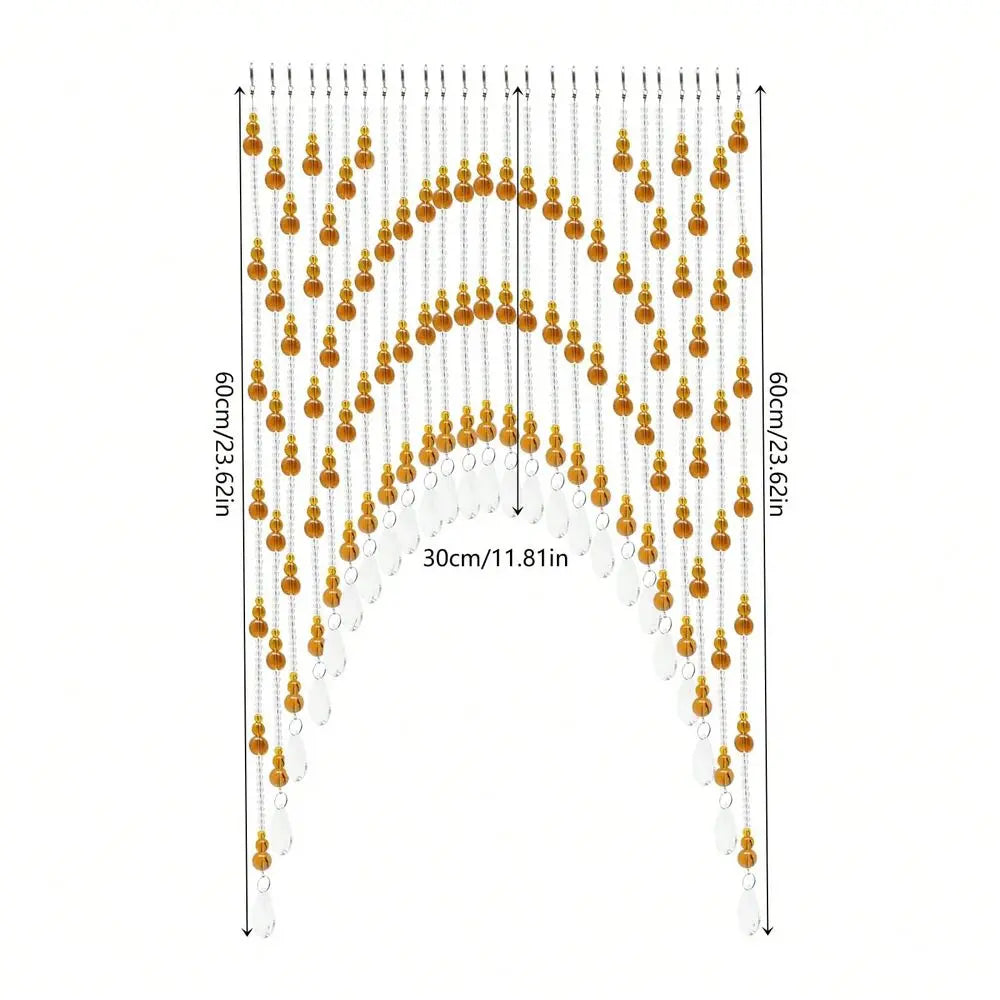 Crystal Glass Beaded Door Curtains Hanging Beads Room Divider