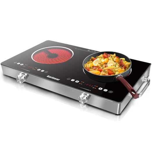 Karinear Countertop Ceramic Electric Hob With Safety Lock