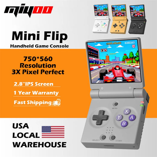 Miyoo Mini Flip 2.8 Inch IPS Retro Handheld Game Console