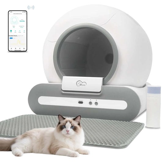 DOEL App Control Self Cleaning Cat Litter Box 2 4G WiFi