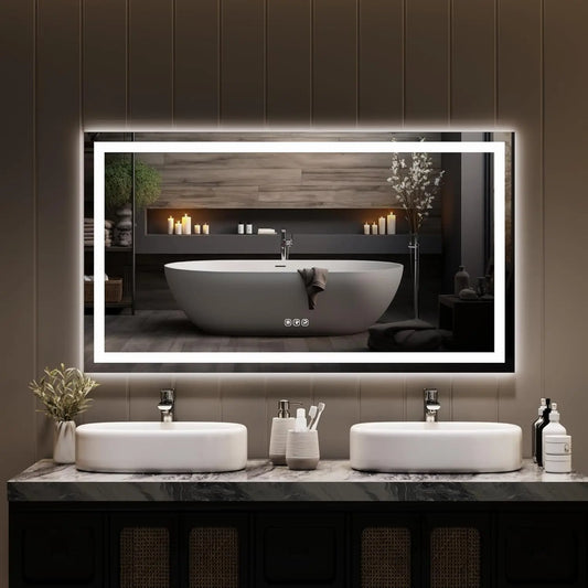 Twister.Ck Led Bathroom Mirror With Memory And Anti-Fog